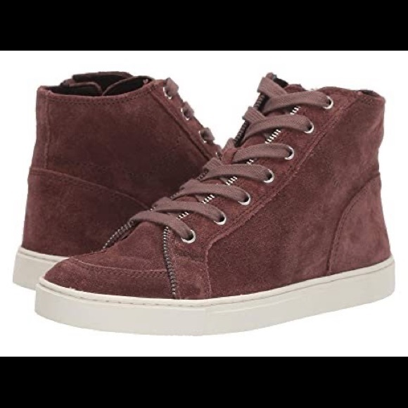 Frye Shoes - NIB Frye Sindy Moto High Top Suede Sneaker